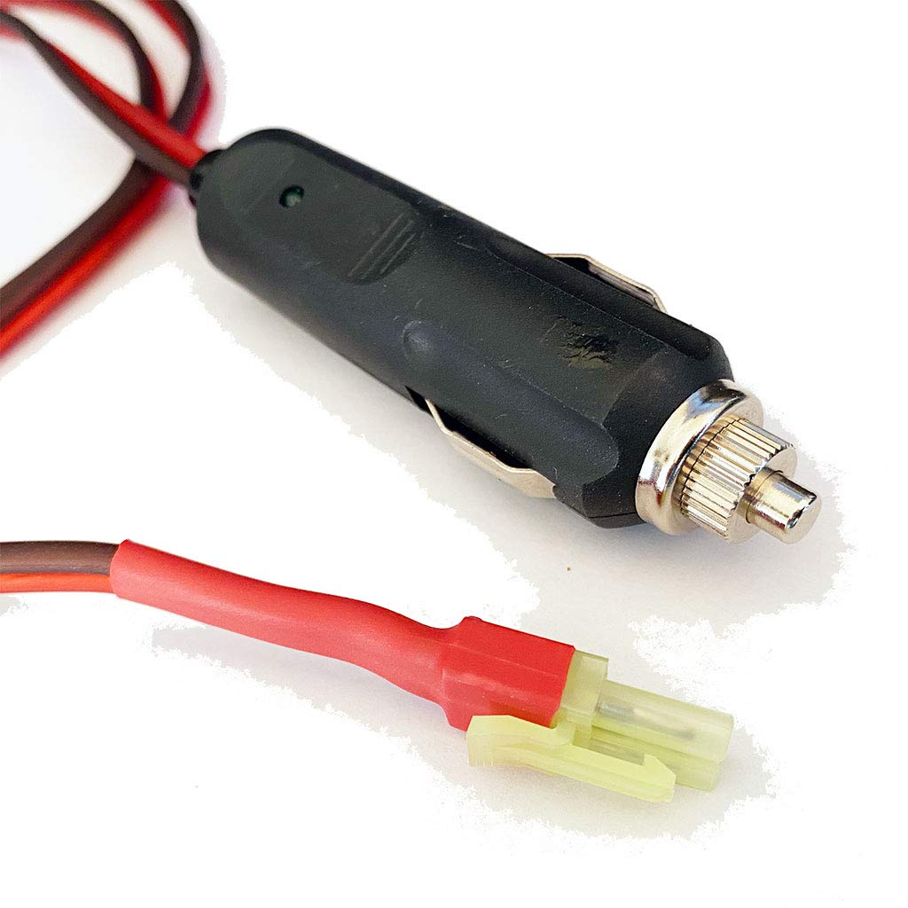 Car Auxiliary 12V Power Plug Adapter Cable For Xiegu G90 Ham Radio